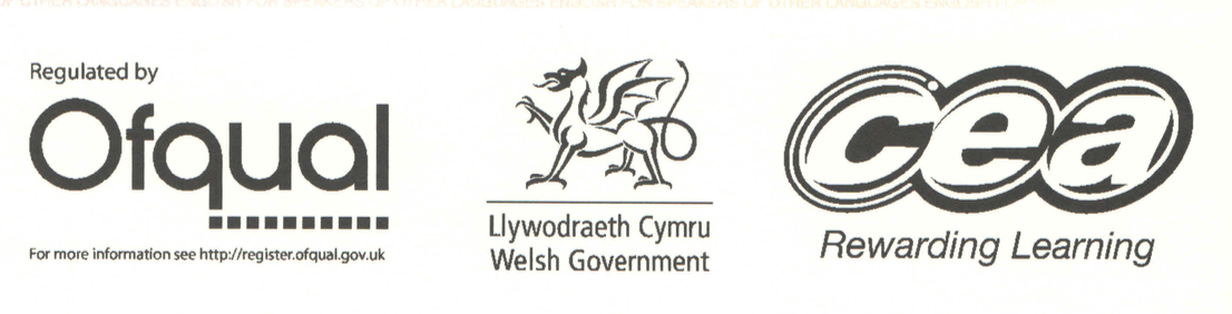 Regulated by Ofqual, Welsh Government and CCEA