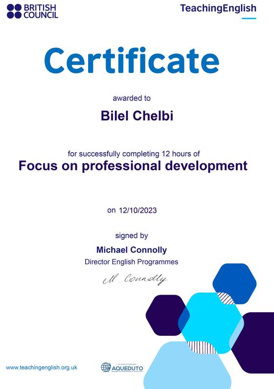British Council TeachingEnglish certificate